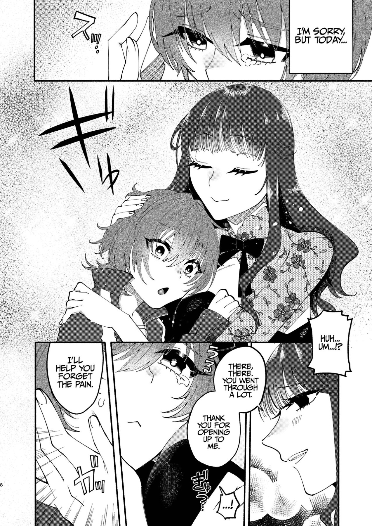 Hentai Manga Comic-A Futanari Gets Picked-Up, Deep-kissed, & Fucked Into Marriage By An Older Lady-Read-7